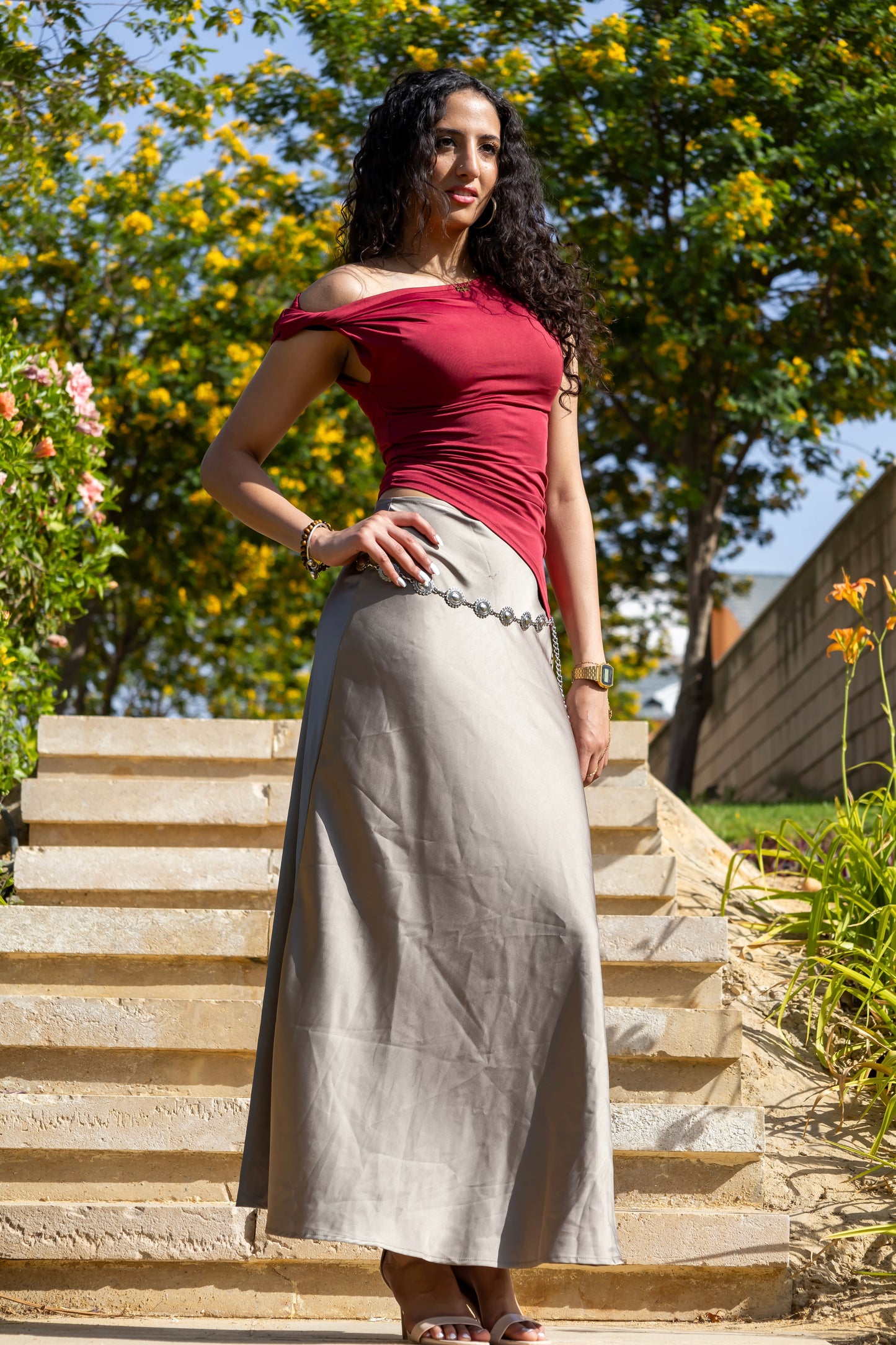 Twisted Shoulder Top