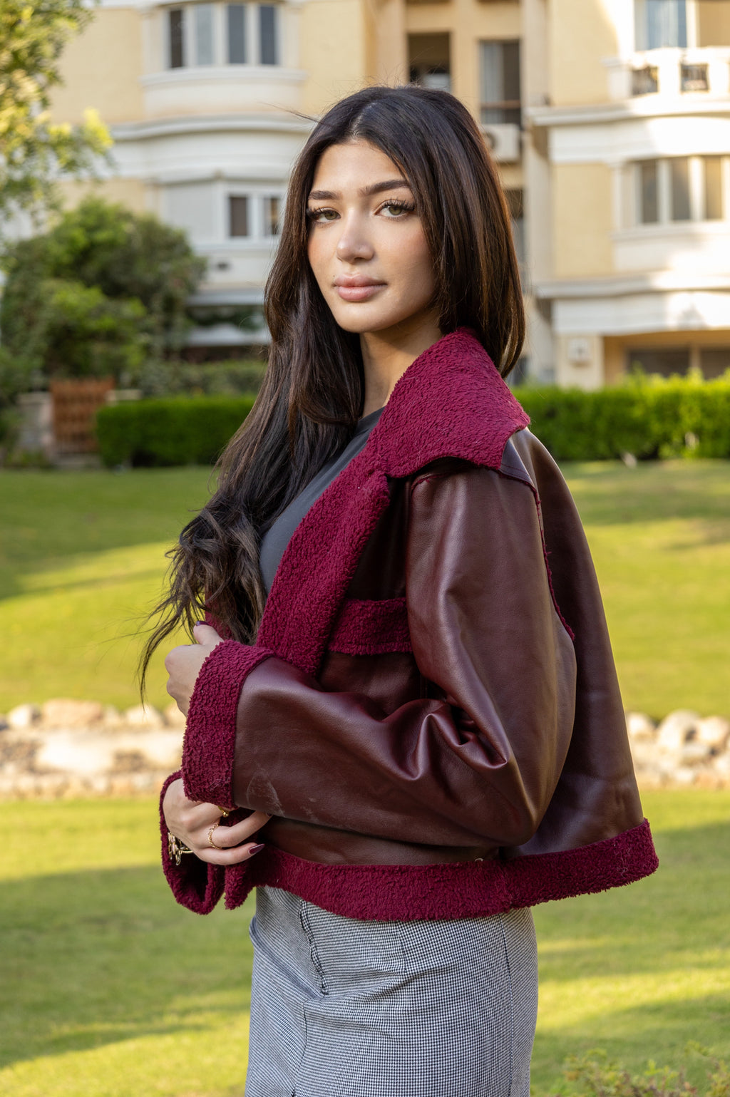 Lined Leather Jacket