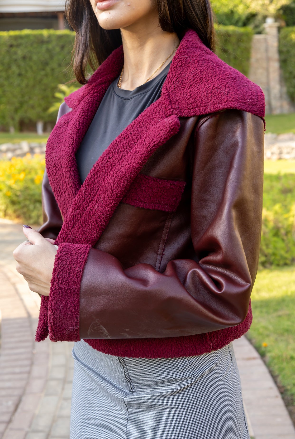 Lined Leather Jacket